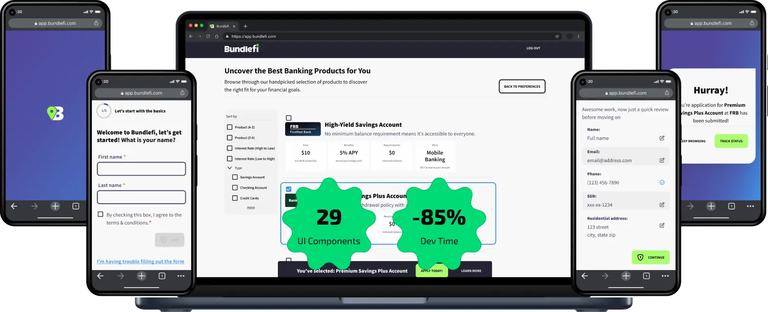 Bundlefi developer experience - case study.